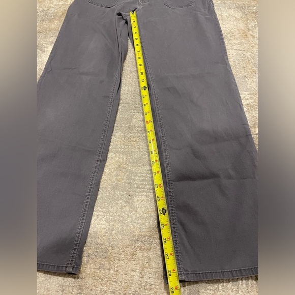 Old Navy Gray Blue Corduroy Pants Size 4 Y2K Throwback Vintage Wide Leg - Picture 3 of 12